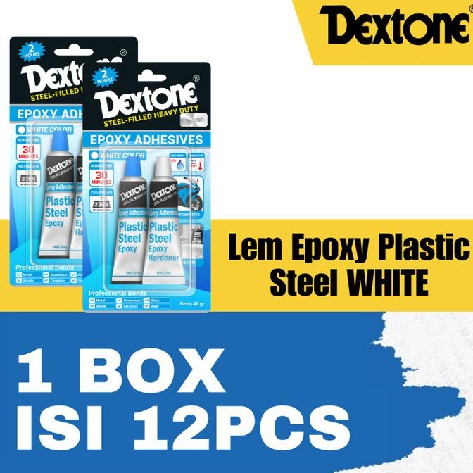 Promo Lem Besi Epoxy Plastic Steel Dextone - Box COD