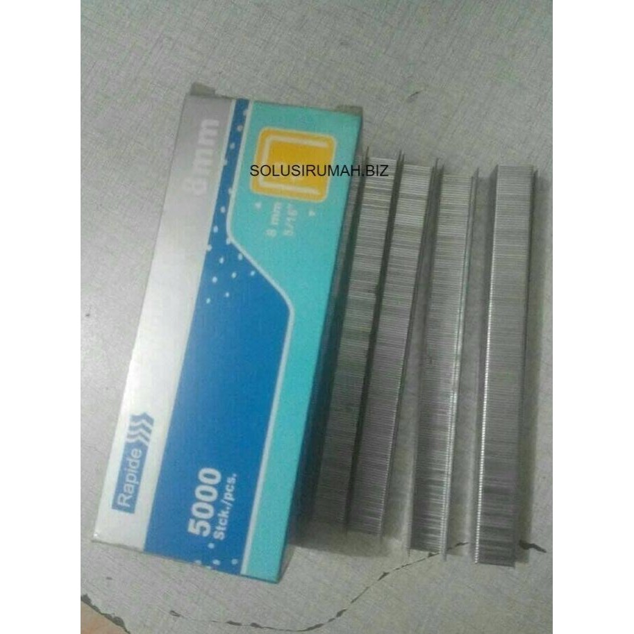 

.........] isi Refill Stapler Steples Tembak 8 mm 13/8 Benz 5000 pcs 5000pcs 8mm