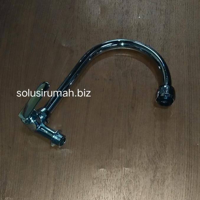 Buruan serbu] KRAN ANGSA IMPOR DInDING ENGKOL KERAN LEHER CUCI PIRING CROM CHROME