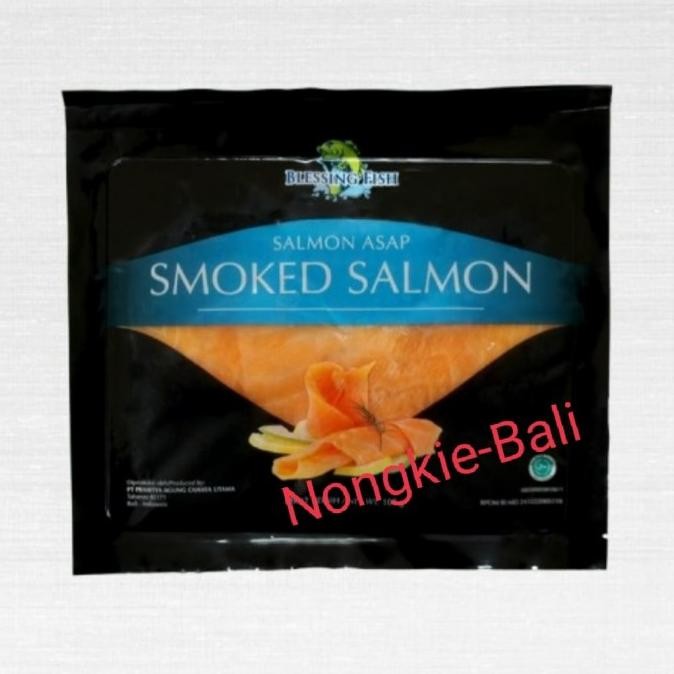 

;&;&;&;&] BLESSING FISH Smoked Salmon Sliced 100gr Frozen