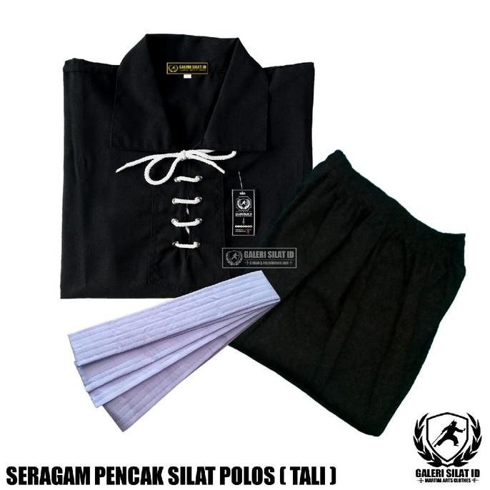 Sakral Silat Tali Polos Tanpa Bad / Bet / Logo - Baju Latihan Beladiri - Seragam Siswa Pencak Silat 