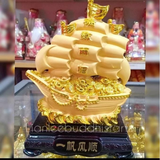 ] pajangan Kemakmuran fengshui kapal rejeki