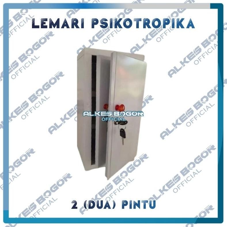 ad-77 Lemari Obat Medical Rumah Sakit | Lemari Narkotika 1 Pintu Double Kecil Besi Murah