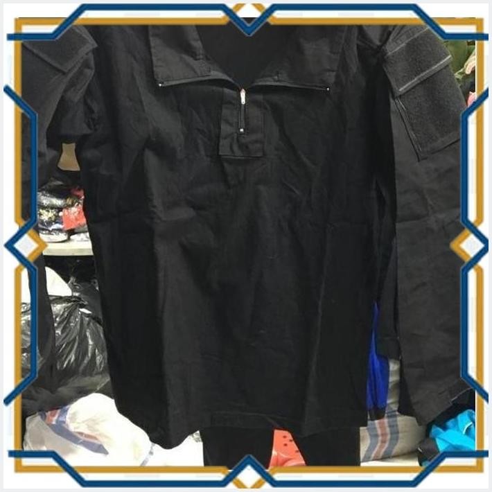 [TKA] KEMEJA BDU KAOS BDU KAOS TACTICAL KEMEJA TACTICAL - HITAM
