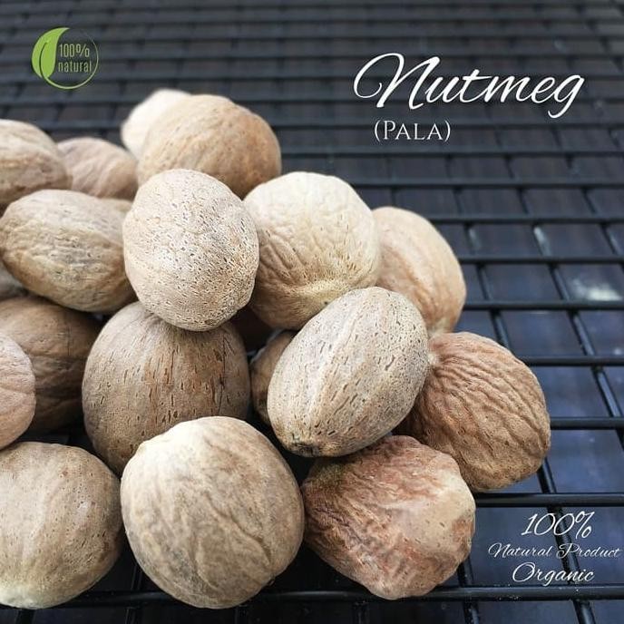 

(Good) Biji Pala / Pala / Pala Bulat / Nutmeg / Biji Pala Bulat Ori - 100gr