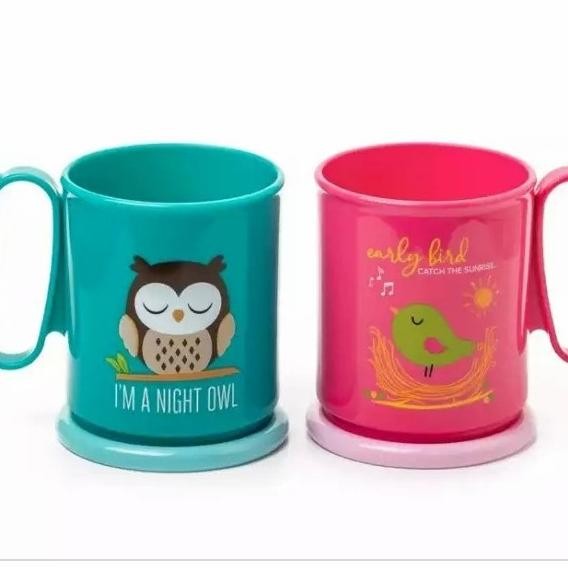 jumbo mug 600ml microwaveble /gelas minum / cangkir minum tupperware h24