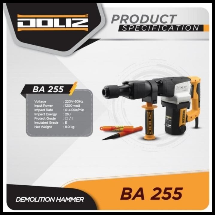 Mesin Bor Doliz Ba255 Bor Bobok Tembok Demolition Hammer Doliz Ba 255