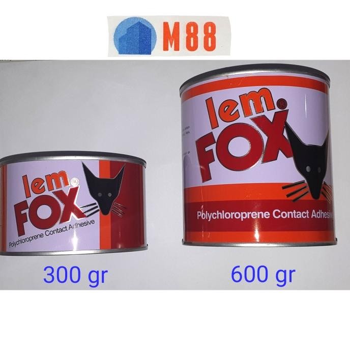 

Promo Lem Fox Kuning 300 gr (dikenal Ukuran 500 gr 1/2 kg) COD