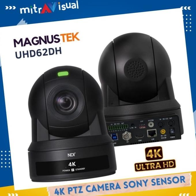 Magnustek Uhd62Dh 4K Ptz Camera Hd Ndi 20X Zoom Poe Sony Cmos Sensor New Stok
