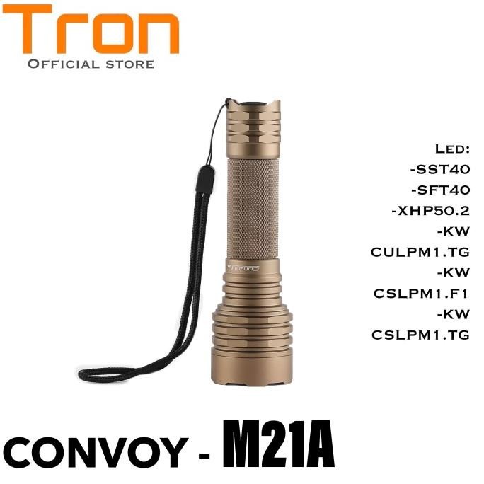 Senter Convoy M21A Dengan Varian LED flashlight [terbaik]