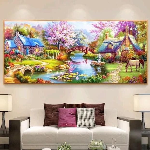 

Baru Diamond Painting Set 5D Full Drill Square Kreatifitas ( 50Cm X 100Cm ),Keterampilan Dan Mainan Anak Premium