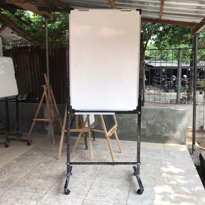

TERBARU - whiteboard standing non magnetik 70x100cm