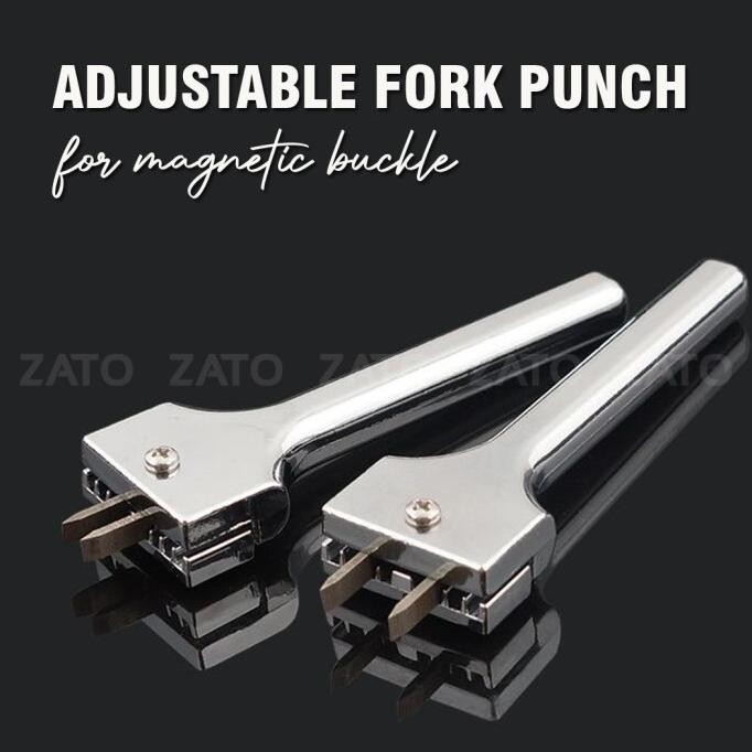 

Adjustable Fork Punch For Magnetic Buckle - Leather Tools - Zato Co