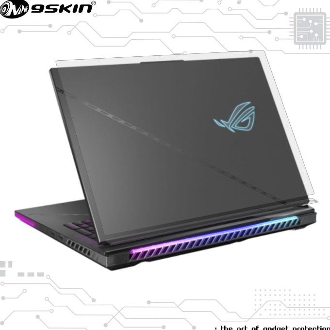 9Skin - Asus Rog Strix Scar 18 G834J Skin Protector - Matte Guard New Stok