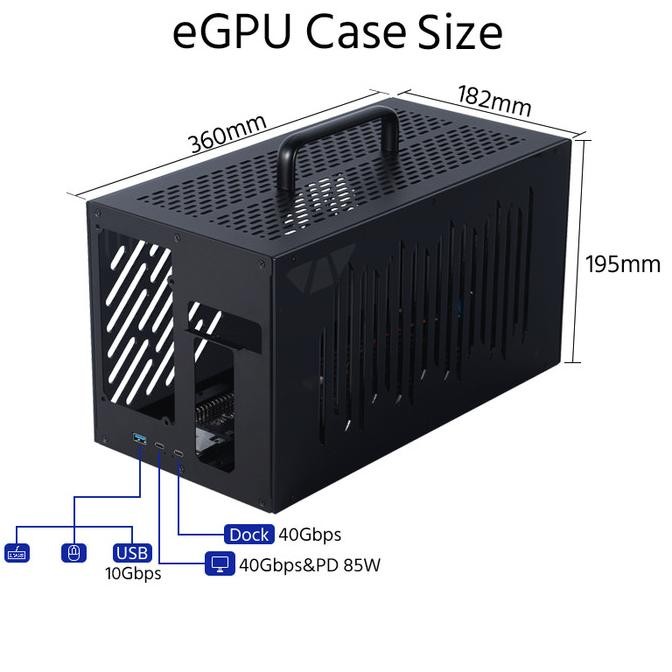 Egpu Thunderbolt 3 Gaming Box - Vmix - Obs New Stok