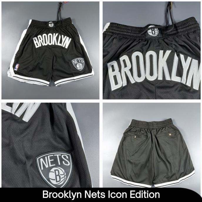 Celana Basket Classic X Justdon Brooklyn Nets Icon Edition Co