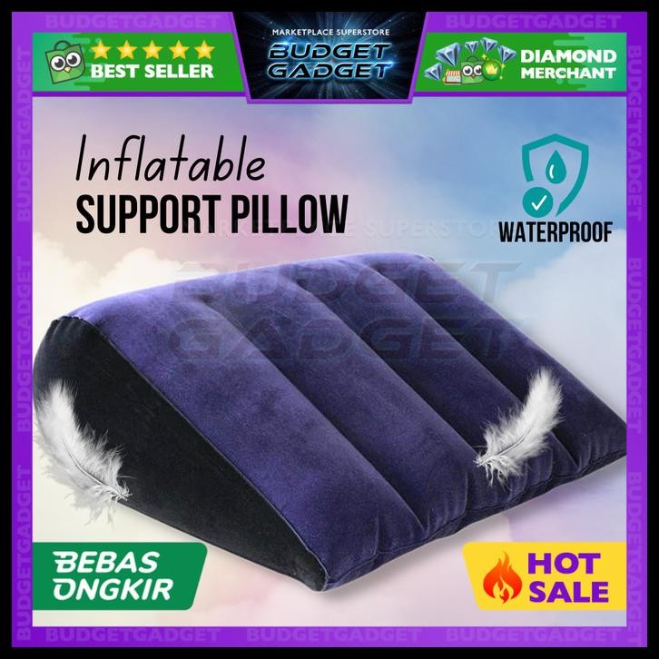 TOUGHAGE GULING ANGIN PILLOW POMPA ANGIN INFLATABLE LUBANG HOLDER