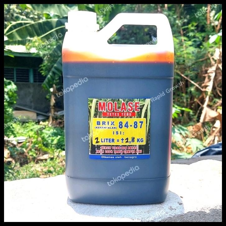 MOLASE TETES TEBU MURNI 100 % KEMASAN 2 LITER = 2,8 - 3 KG