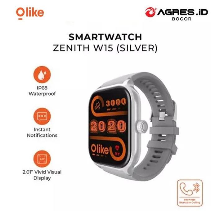 OLIKE SMARTWATCH ZENITH W15 2.01 INCH HD SQEARE GARANSI RESMI INDONESIA 1804T