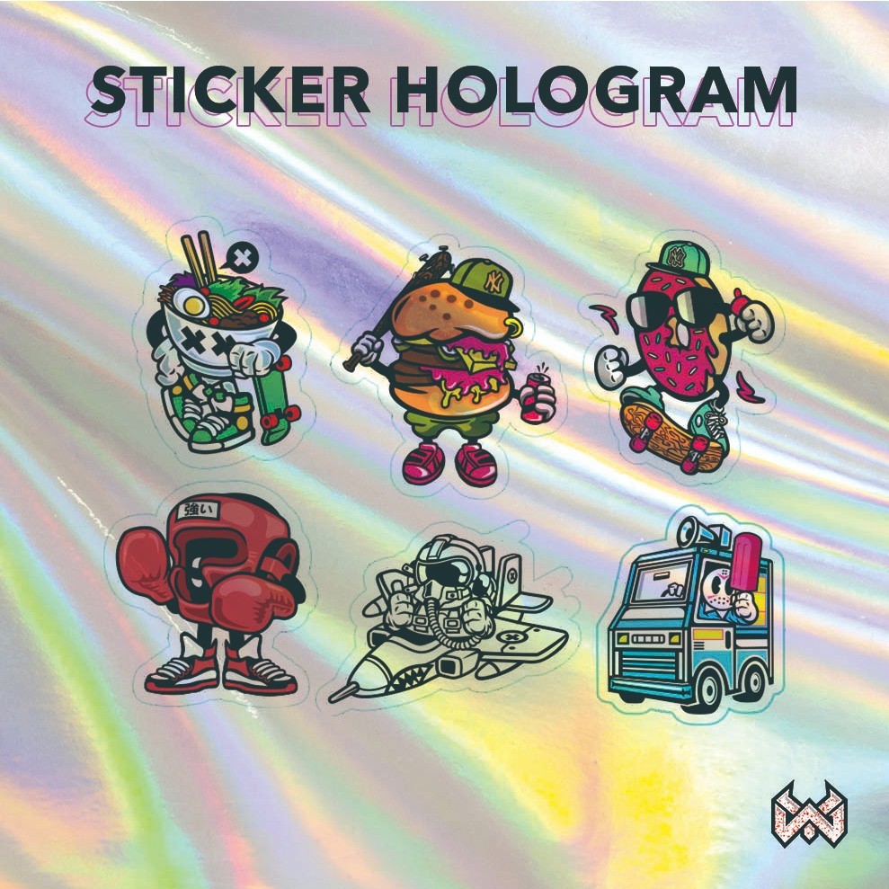 

*PromoGet2* Hologram Dalam 3 Stiker Garskin HP/Case Custom Dan COD