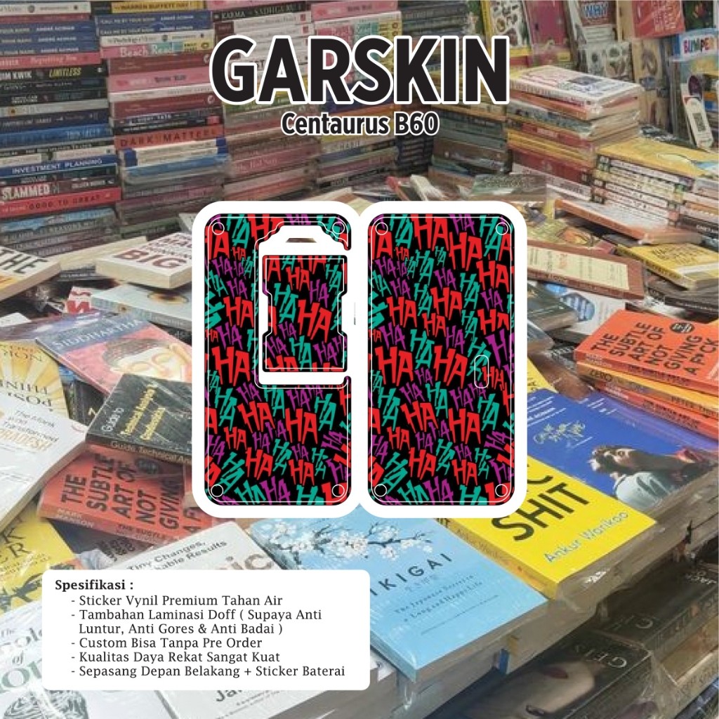 

*PromoGet2* E2r Creative Jual Sicentaurus B60 27 Stiker Garskin HP/Case Custom Dan COD