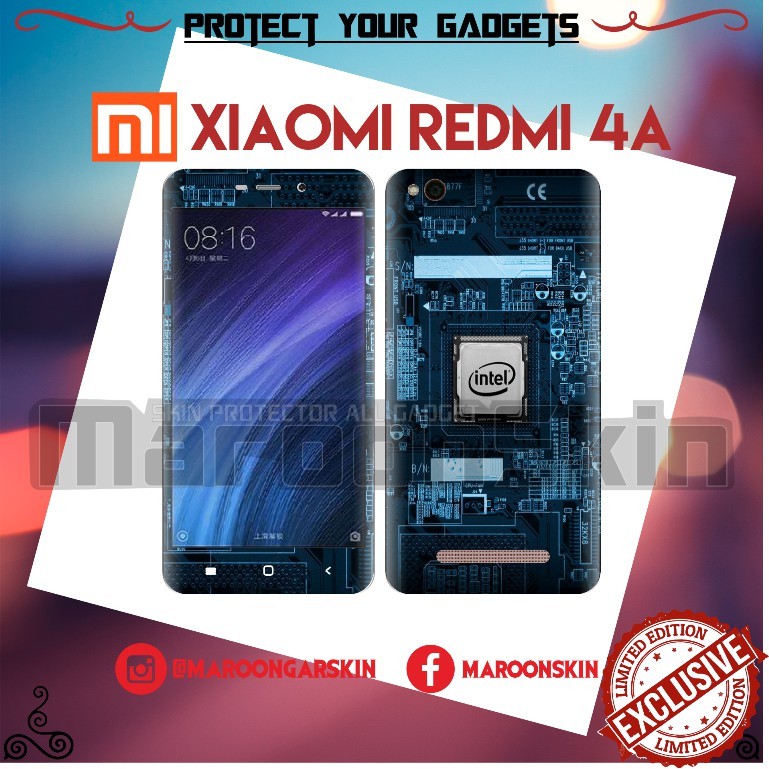 

*PromoGet2* Xiaomi Redmi 4A Stiker Garskin HP/Case Custom Dan COD