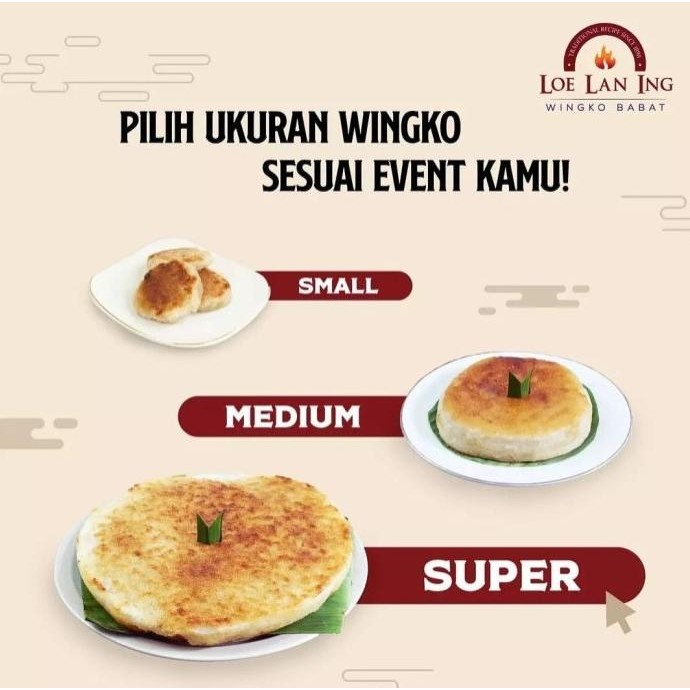 

(Good) Loe Lan Ing Wingko Babat Small isi 10