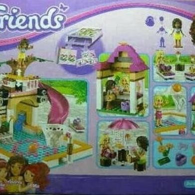 Murah Bricks Bela friends 10160 Heartlake Pool Party 422pcs Non COD