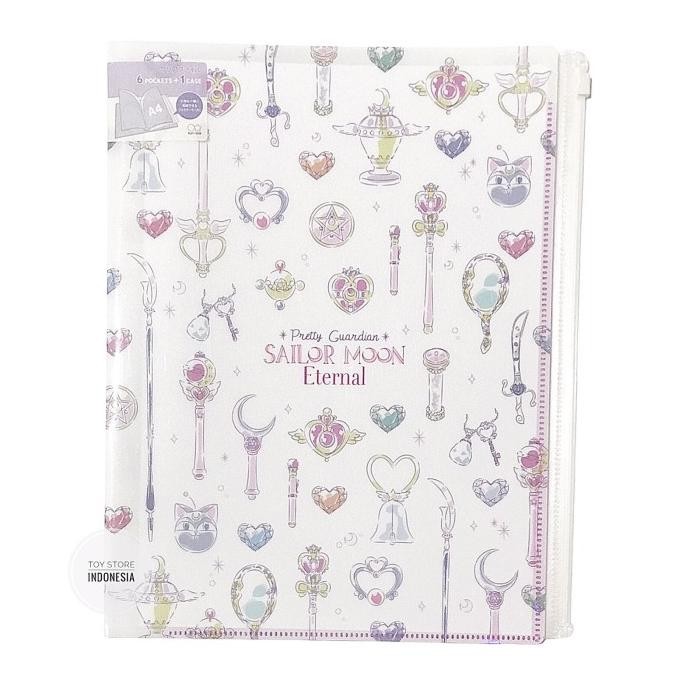 

TERLARIS - ORIGINAL PRETTY GUARDIAN SAILOR MOON ETERNAL FOLDER 6 POCKETS 1 CASE A