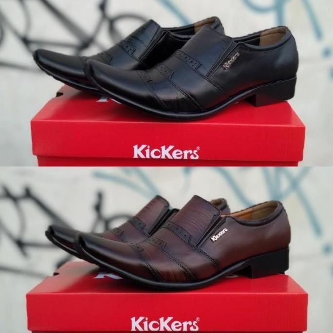 sepatu pantopel kickers original 2203 Sepatu Kerja Formal Pantofel Kickers kantor