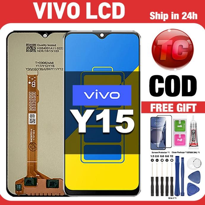 Original Lcd VIVO Y15 fullset ori asli Layar hp touchscreen Sentuh Versi Tinggi COD SAMD
