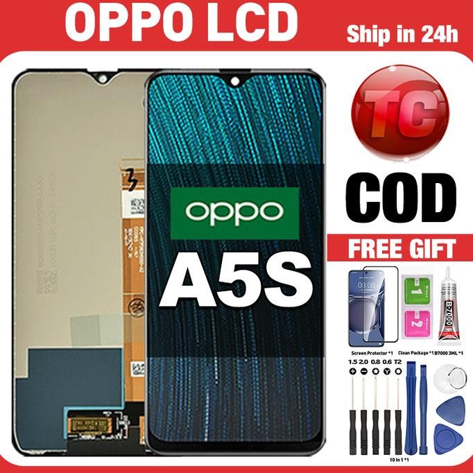 Original Lcd OPPO A5S fullset ori asli Layar hp touchscreen Sentuh Versi Tinggi COD SAMD