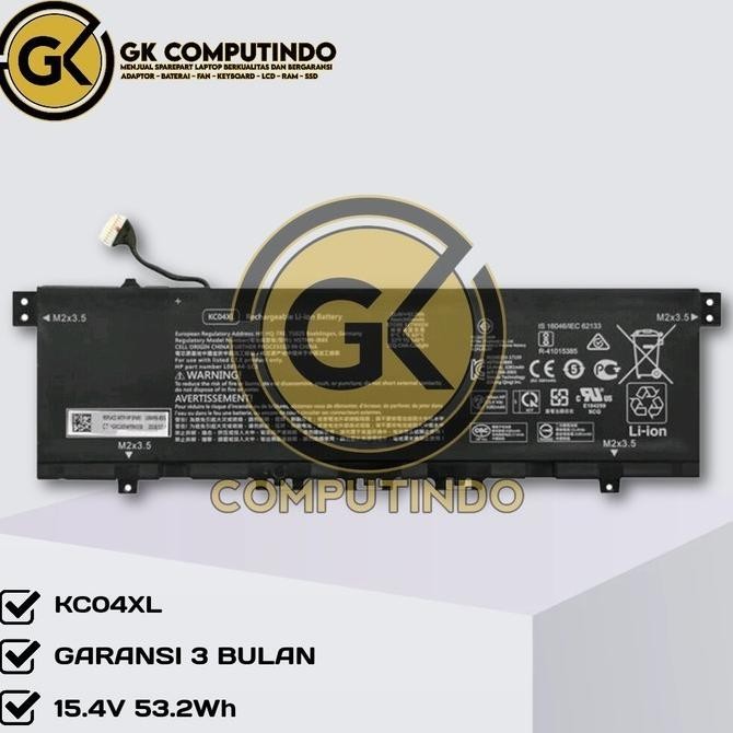 BATERAI HP ENVY X360 13-AQ0044NR 13-AH0051WM 13-AH1025CL 13-AG0001LA 13M-AG0001DX KC04XL 1904T