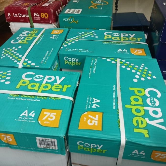 

TERMURAH - kertas HVS A4 75 gr copy paper perdus(5rim)