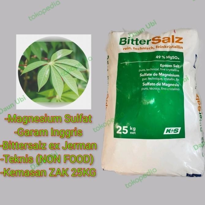 

Epsom Salt / Magnesium Sulfat / BitterSalz / Garam Inggris 25KG