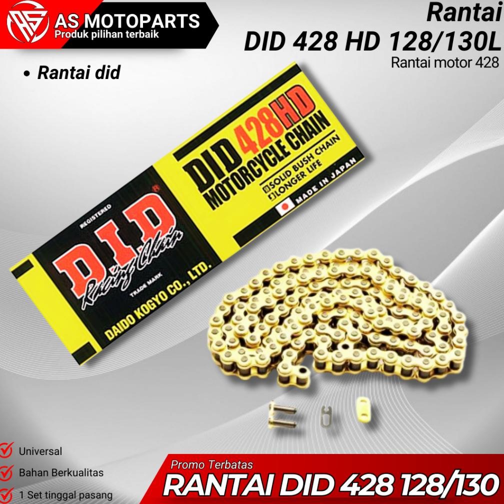 Rante 428 Gold Hsbt Rantai 428 Rantai Gold 428/ Rantai Gold /Rantai Gold 428 130 140
