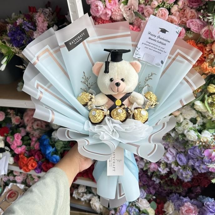 

BUKET COKLAT FERERO BUCKET FERRERO KADO WISUDA ULTAH Terlaris