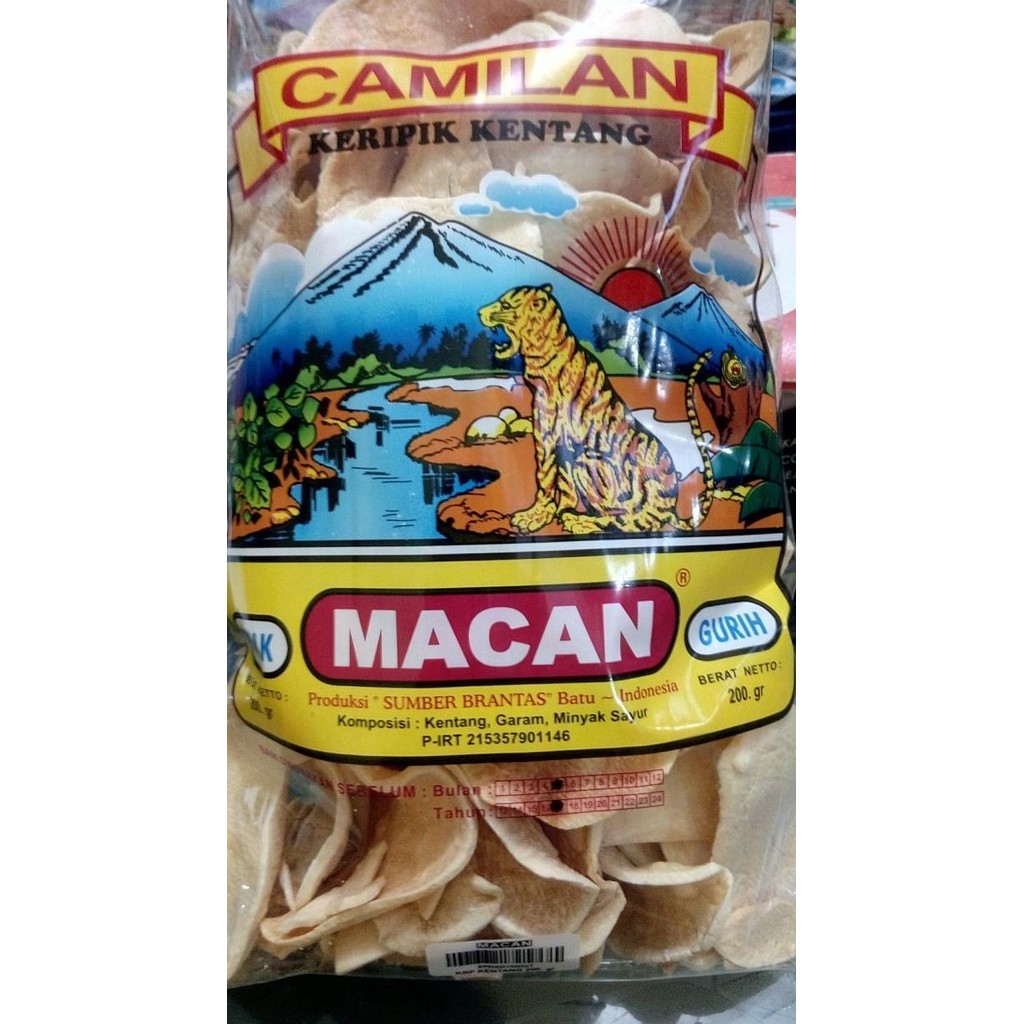 (Good) Keripik Kentang Cap Macan Khas Kota Batu