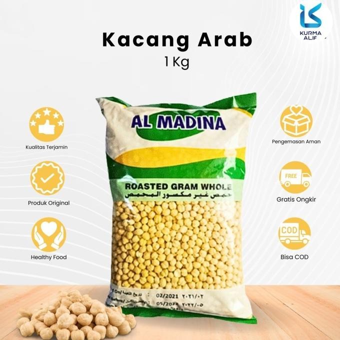 

(Good) Kacang Arab 1 Kg Original Oleh Oleh Haji Umroh