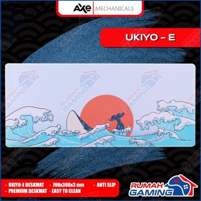 PREMIUM DESKMAT - GAMING MOUSEPAD - UKIYO - THE GREAT WAVE OF KANAGAWA 1904T