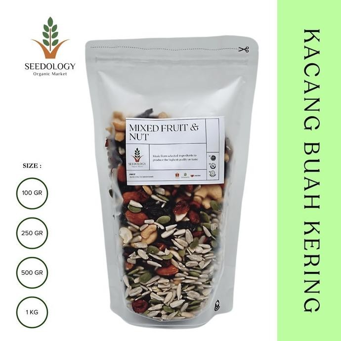 

(Good) Jumbo Mixed Fruit & Nut 1Kg - Campuran Kacang dan Buah Kering