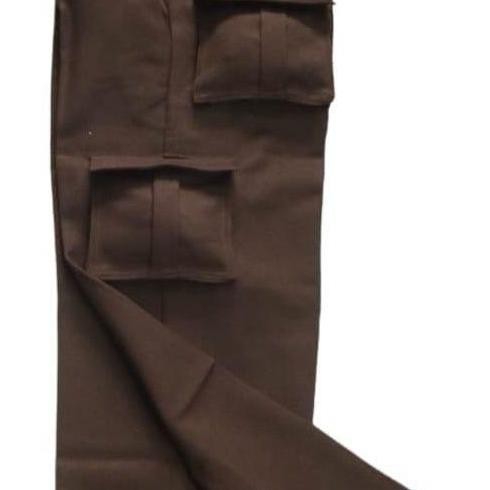 Murah!!! Celana Pramuka Pdl Kontong 6.Smp-Sma Kls 1-3 Coklat Kantong Panjang Casual Formal Pria Form