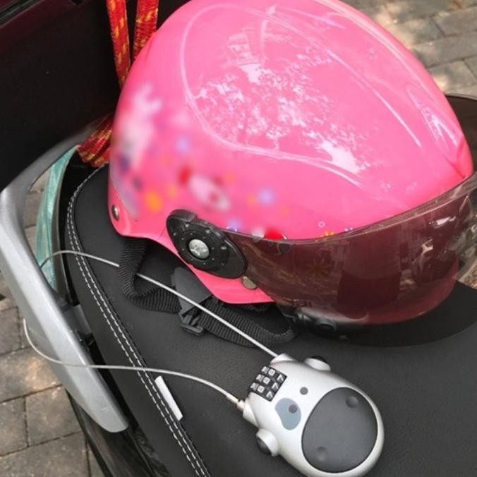 READY STOCK GEMBOK HELM GEMBOK KAWAT GEMBOK KABEL TALI BAJA PENGAMAN SEPEDA SECURI 