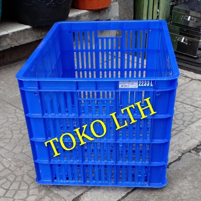 CONTAINER RODA 2233L KERANJANG INDUSTRI SERBAGUNA BOX BESAR GREEN LEAF