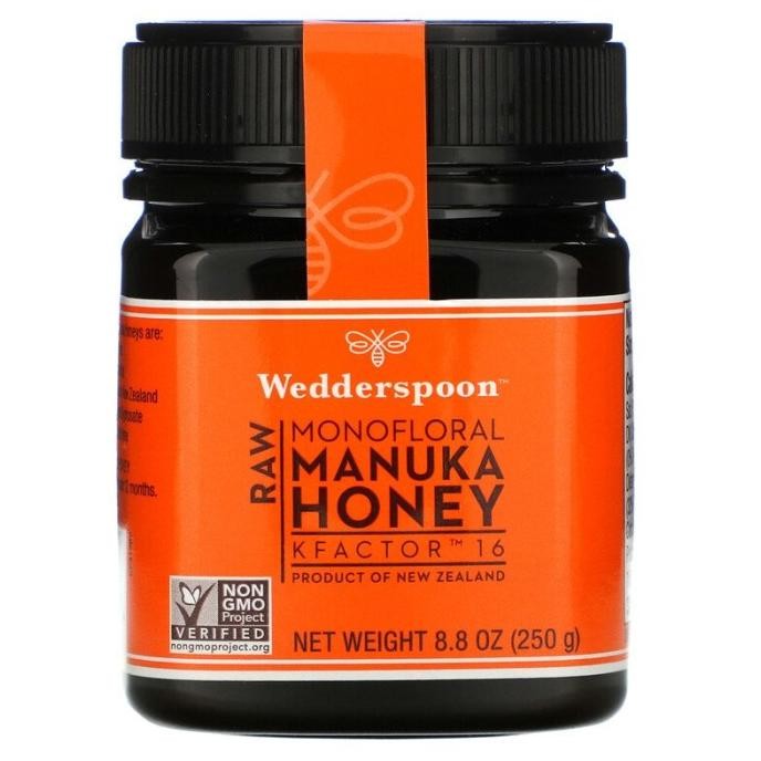

Wedderspoon 100% Raw Unpasteurized Manuka Honey Madu KFactor16 (250g) PRA