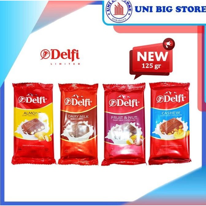 

(Good) Delfi Dairy Milk Chocolate Almond Fruit Nut 140g Cashew 155g Coklat
