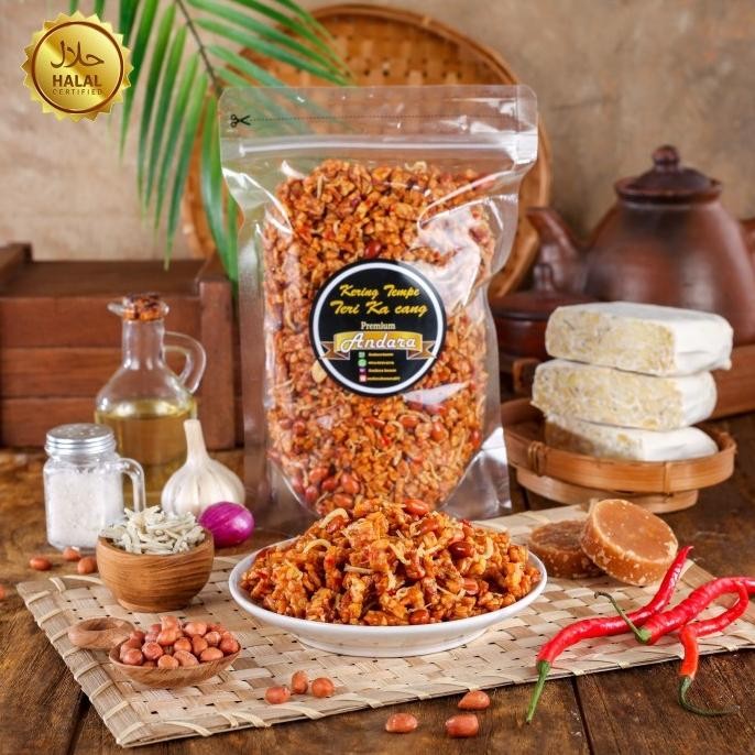 

(Good) kering tempe teri kacang pedas manis gurih tanpa MSG 550gram