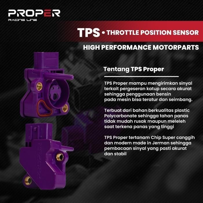 SENSOR TPS PROPER RACING LINE AEROX NEW NMAX LEXI SATRIA FU FI INJECTION R15 V3 VVA WR 155 WR155 GSX