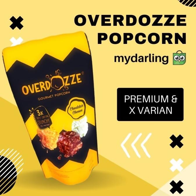 

(Good) OVERDOZZE POPCORN kekinian enak premium grade / makanan ringan / snack