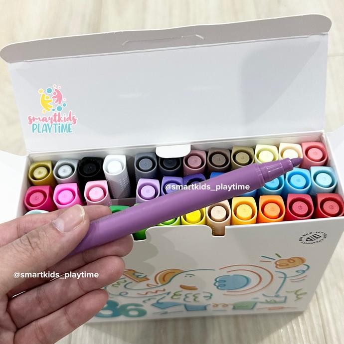

MIDEER ACRYLIC MARKERS ULTRA-ROUND NIB SET KESENIAN ANAK